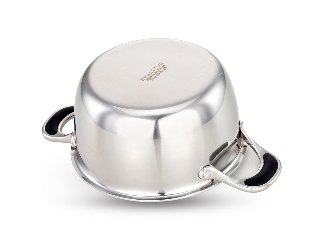 Evasilva Triply Cookware Sauce Pan (4.25 Litres) Evasilva Triply Cookware Sauce Pan (4.25 Litres)